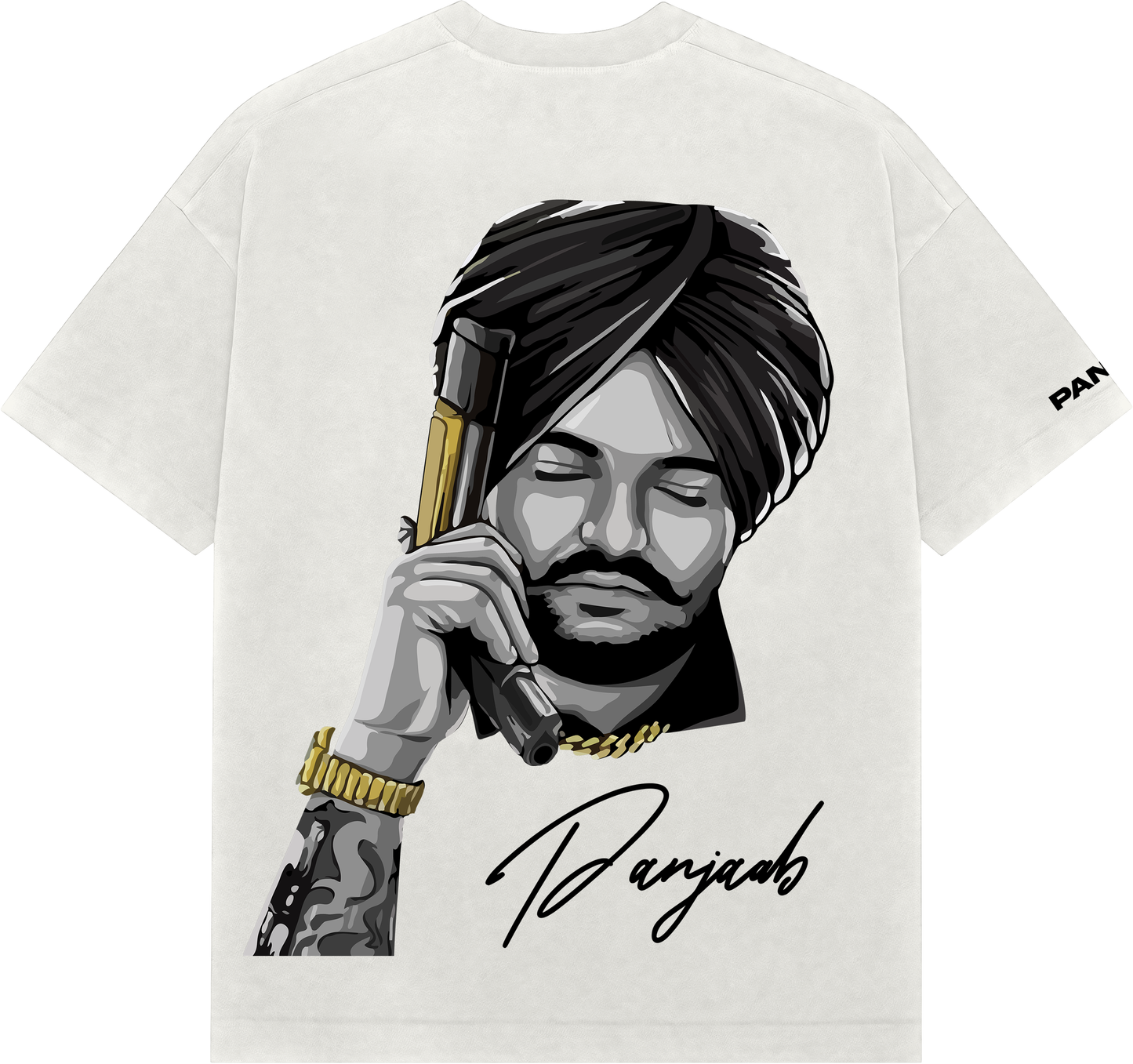 DRIPPY - SIDHU MOOSE WALA DROP SHOULDER T-SHIRT