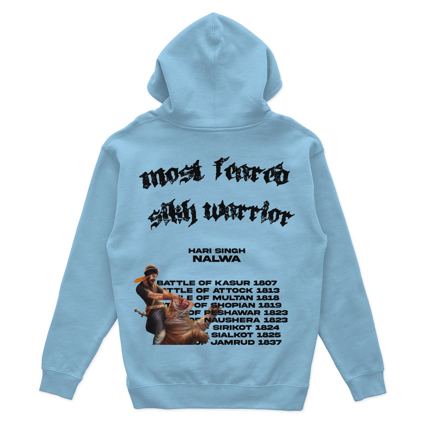 HARI SINGH NALWA HOODIE - MOST FEARED SIKH WARRIOR