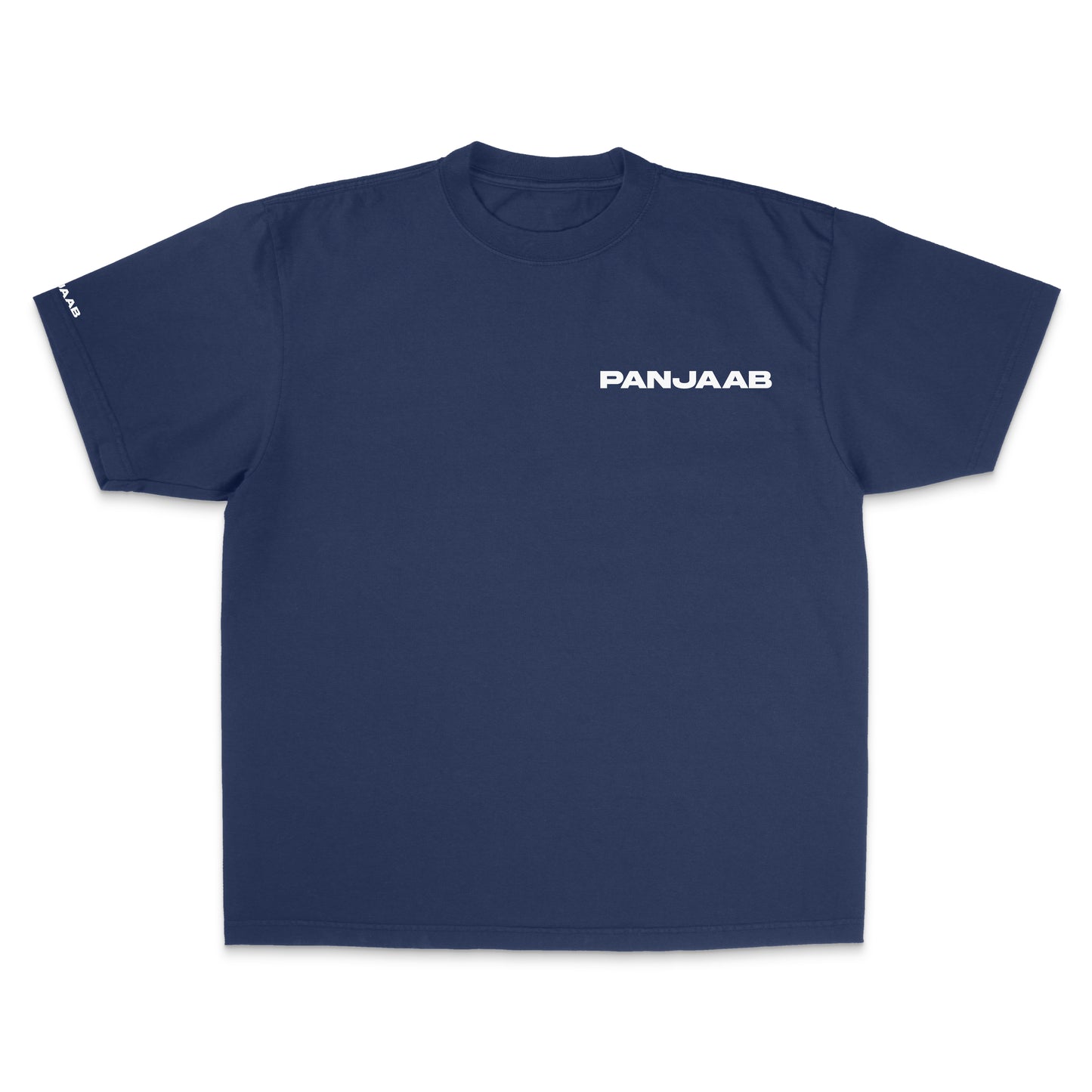 NAVY SIGNATURE BOXY T-SHIRT