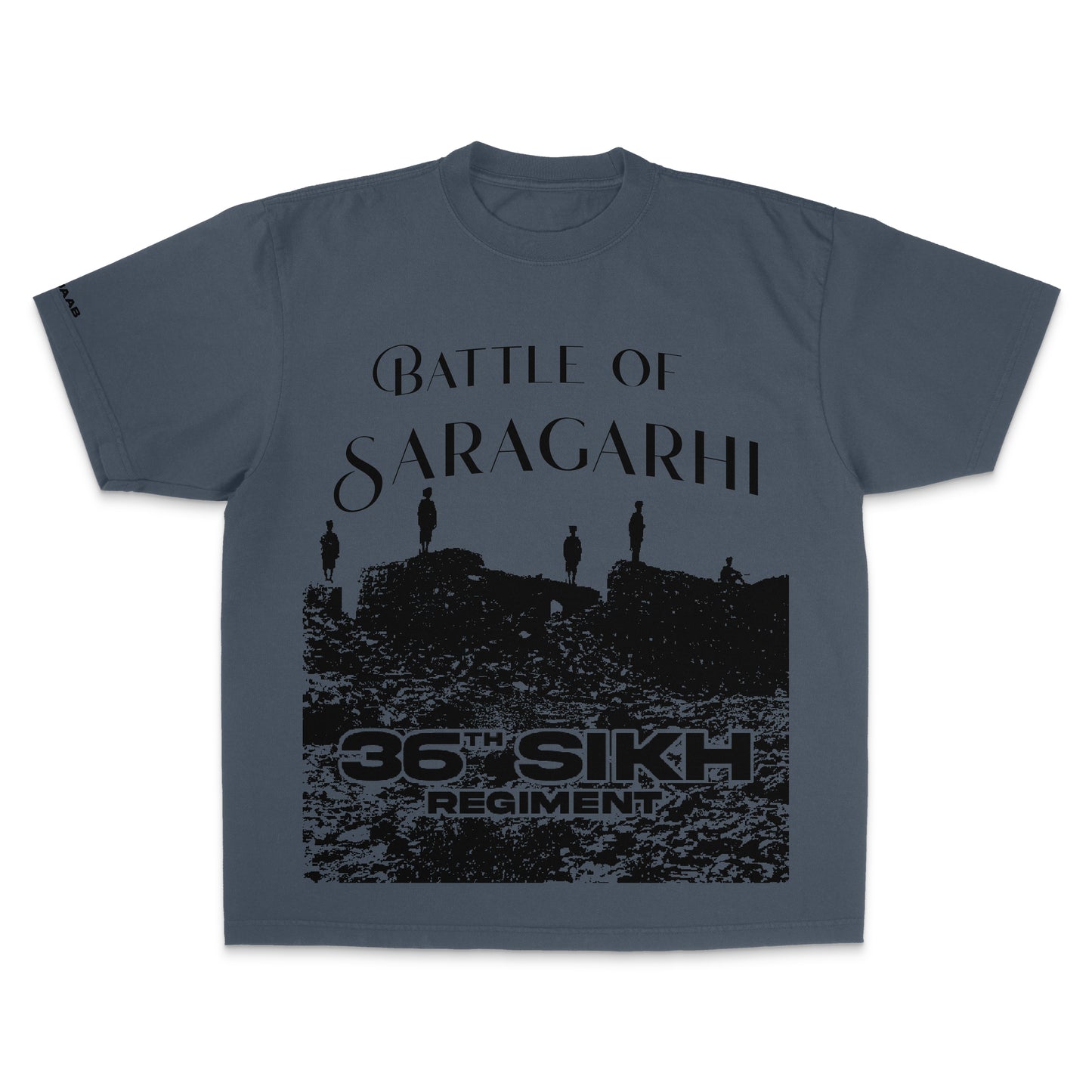 36TH SIKH REGIMENT BOXY T-SHIRT
