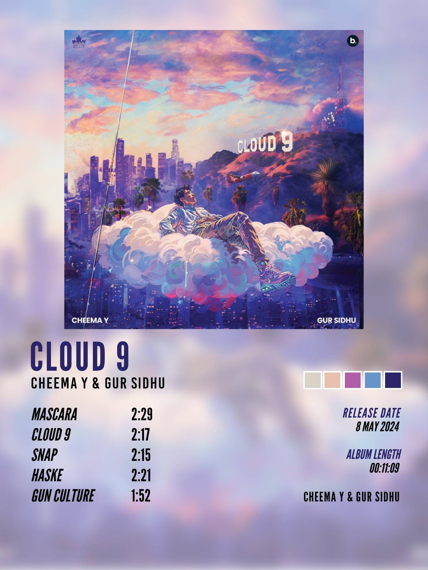 CLOUD 9 - CHEEMA Y POSTER