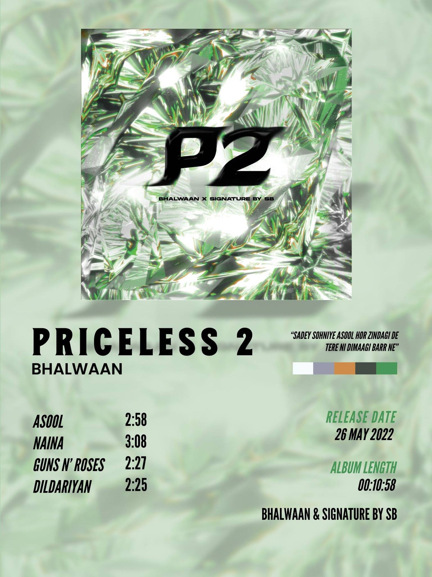 PRICELESS 2 - BHALWAAN POSTER