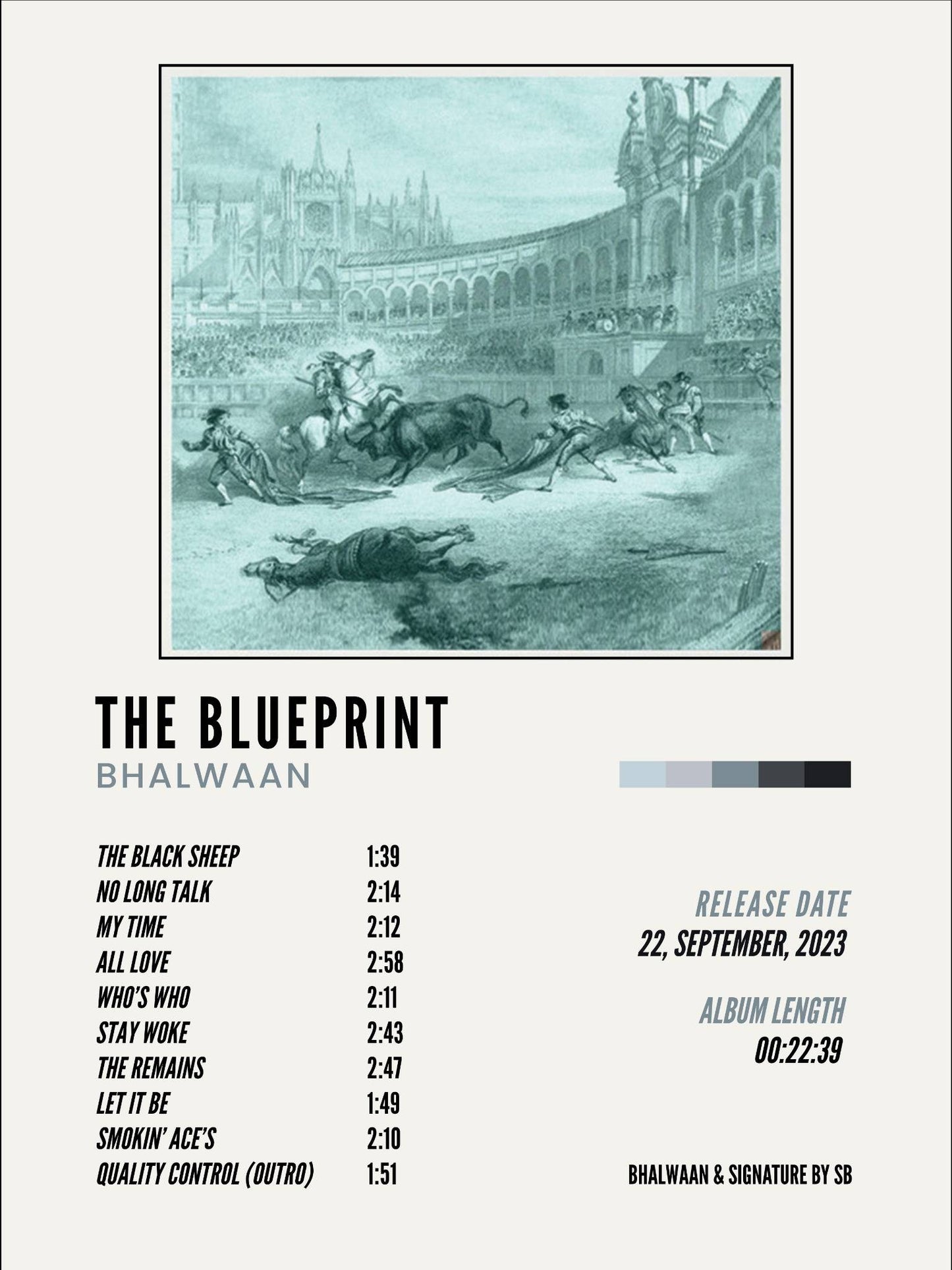 THE BLUEPRINT - BHALWAAN POSTER