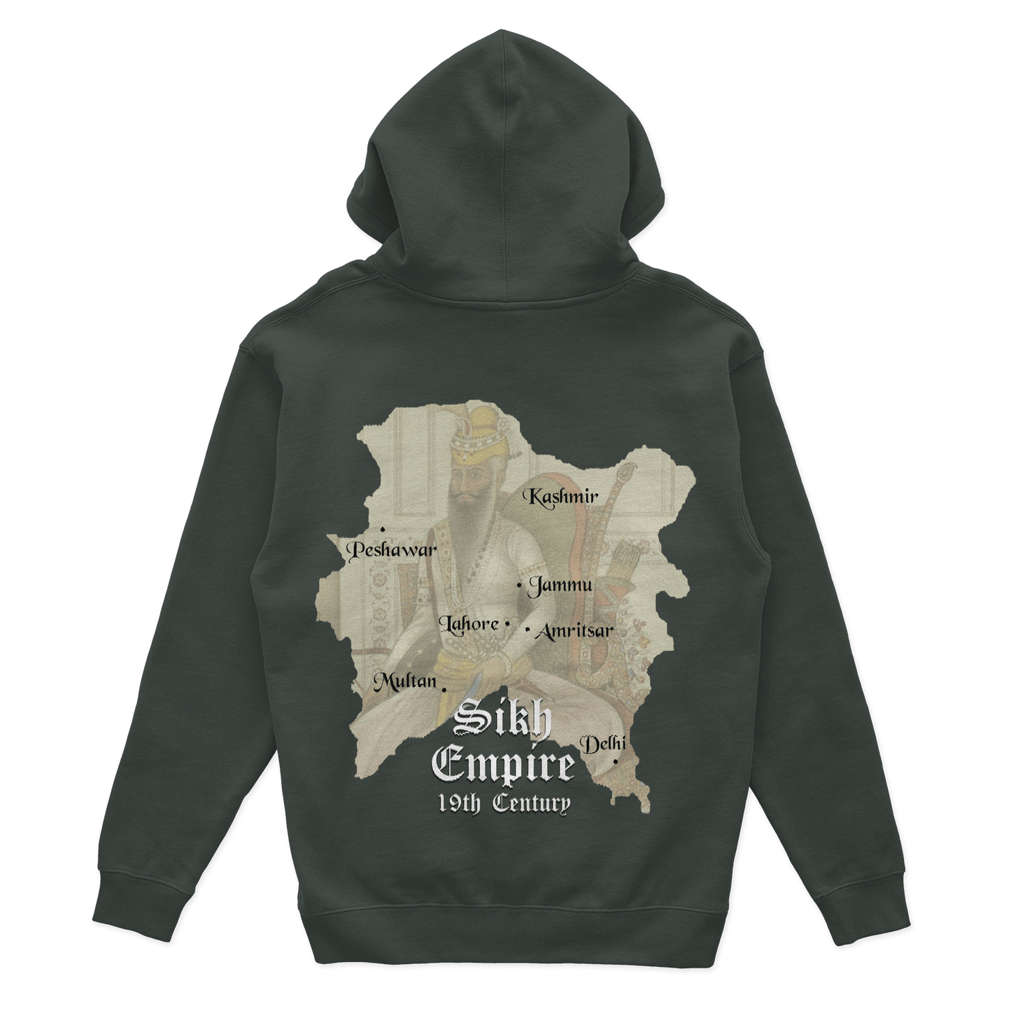 MAHARAJA RANJIT SINGH 19TH CENTURY SIKH EMPIRE HOODIE