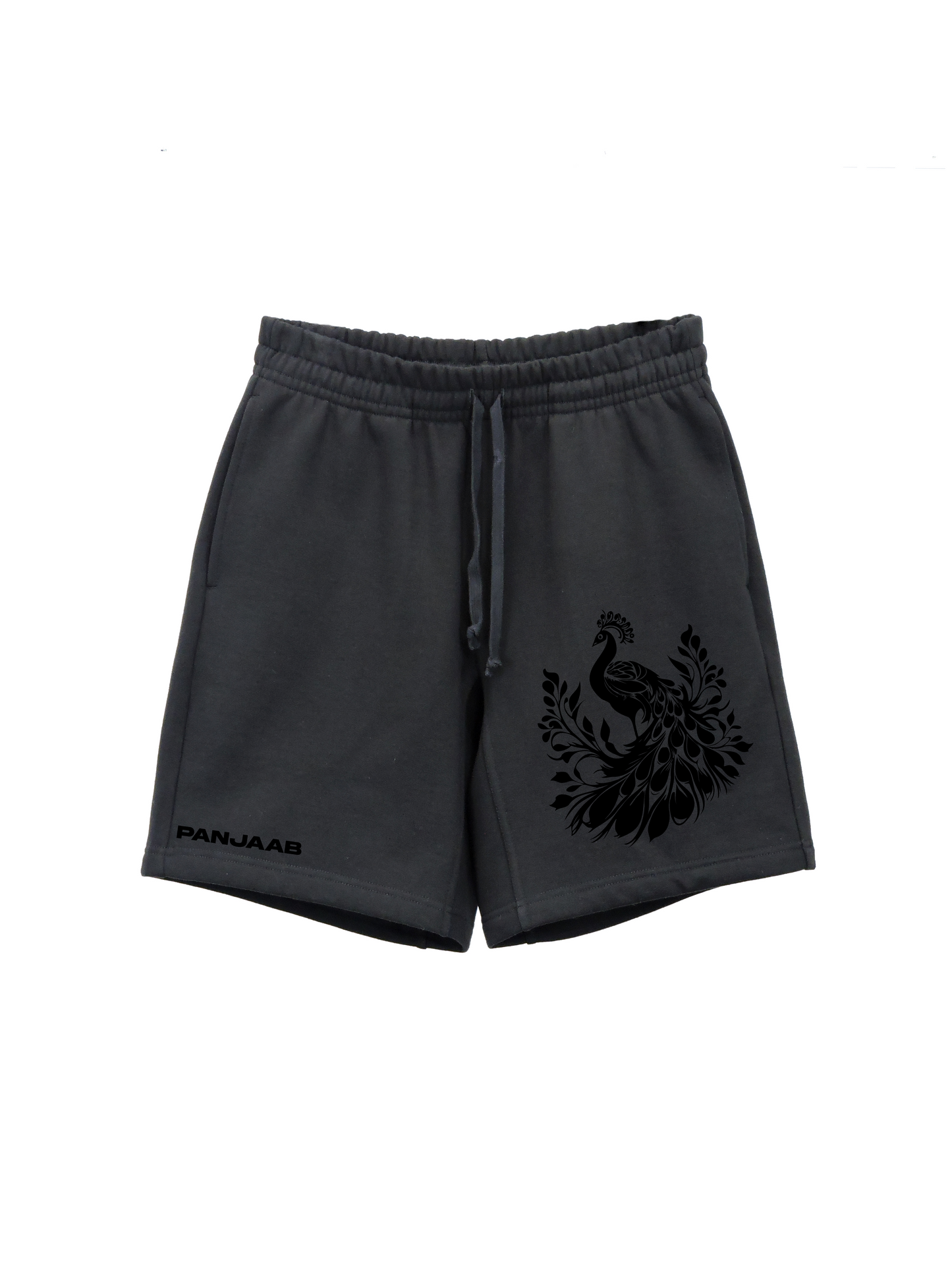 MORNI BLACK HEAVY FLEECE SHORTS