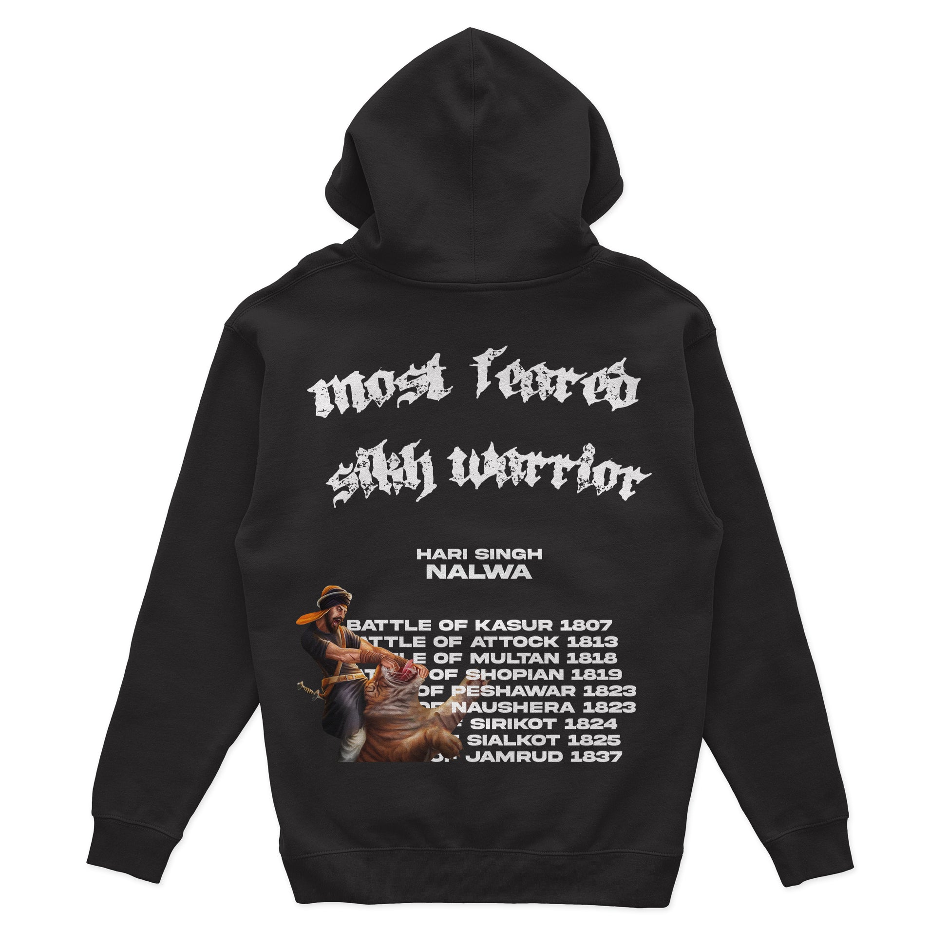 HARI SINGH NALWA HOODIE MOST FEARED SIKH WARRIOR