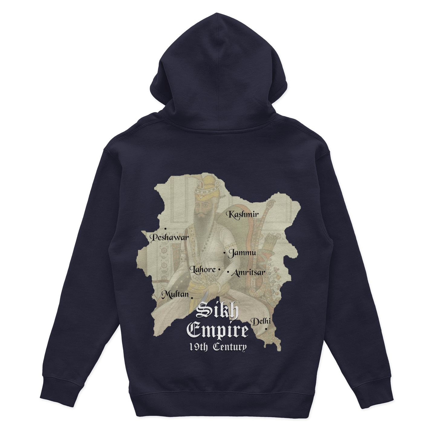 MAHARAJA RANJIT SINGH 19TH CENTURY SIKH EMPIRE HOODIE