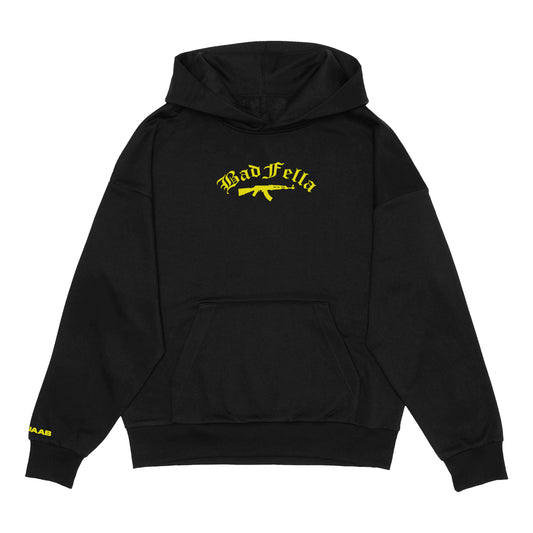 BADFELLA DROP SHOULDER PULLOVER HOODIE