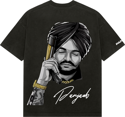 DRIPPY - SIDHU MOOSE WALA DROP SHOULDER T-SHIRT