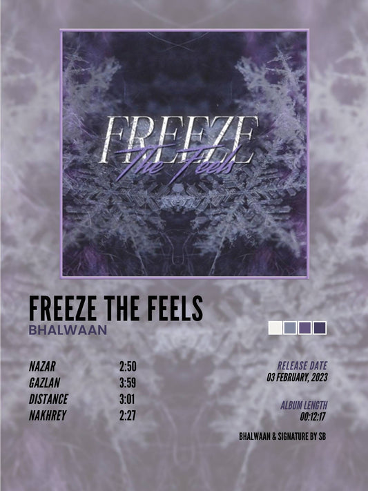 FREEZE THE FEELS - BHALWAAN POSTER