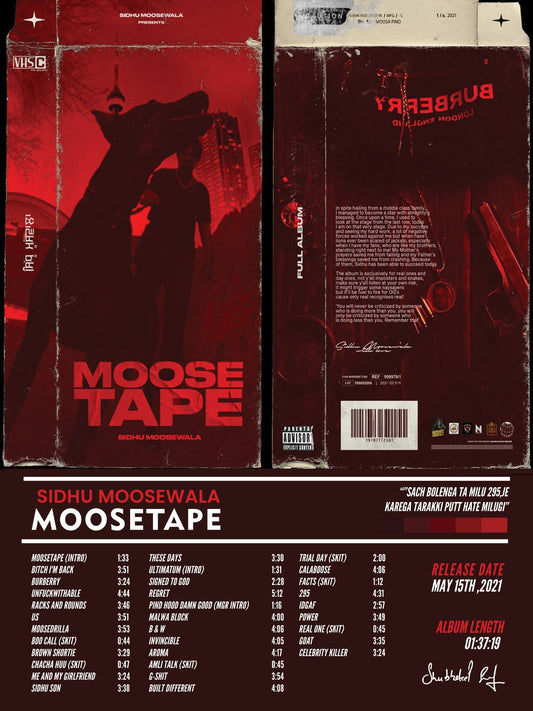 MOOSETAPE - SIDHU MOOSE WALA POSTER