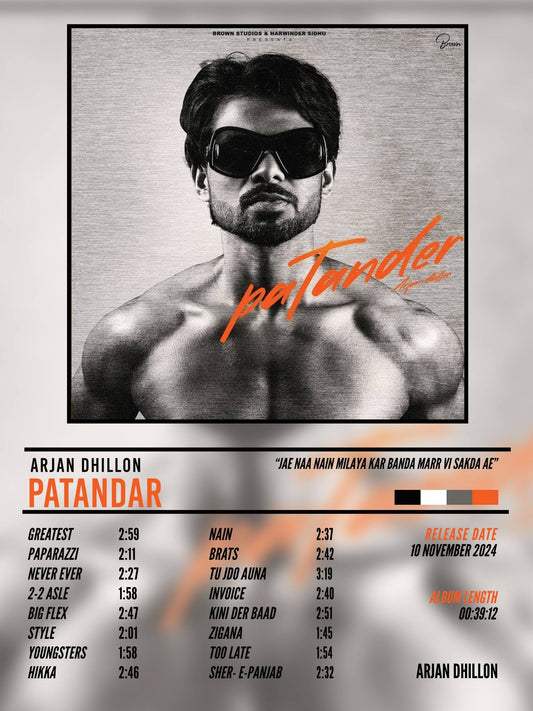 PATANDAR - ARJAN DHILLON POSTER