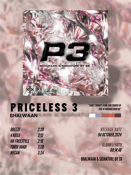 PRICELESS 3 - BHALWAAN POSTER